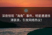 深夜惊现“海角”事件，明星遭遇惊涛骇浪，引发网络热议！