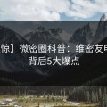 【震惊】微密圈科普：维密友电脑版背后5大爆点
